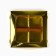 Box for sweets "golden", 10.5 x 10.5 x 3.5 cm