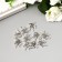 Decor metal for creativity "Pattern fish" (A11934) 2.2x2 cm