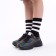 Golphs children, black color with white stripes, size 18-20