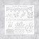 Stencil for creativity "Birthday", 15 x 15 cm, plastic