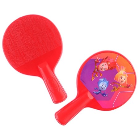 Gaming set, 8 × 12 cm rackets and two balls, fixtures-1