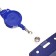 Baig-carman vertical leatherette, external 110x68mm, internal 85x54mm, tape 80x1.2cm, blue.