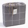 Bed linen Ethel 2SP "Cell" Tsv. Sery, 187x215cm, 208x220 cm, 52x73-2pcs, flannel