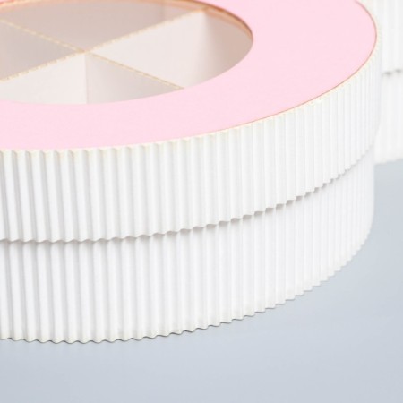Gift box, confectionery packaging "March 8" Pink, 22 x 16 x 5 cm-2