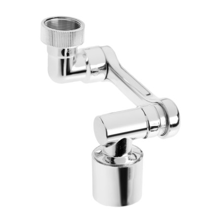 Zein Z3634, rotary, adjustable, corner, 2 modes, chrome-8