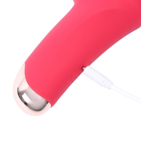 Rabbit vibrator, clitoral stimulation, anatomical form, 10 modes, burgundy-6