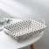 Basket for storage laid handmade Daulaan "Goro", 30 × 20 × 7 cm, chocolate-white color