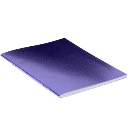 Notebook of 48 sheets in a cage, Metallic “purple”, boumvinyl cover, offset block-1