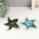 Souvenir Glass "Sea Blue Star" under Murano glass 15.5x15x4 cm mix