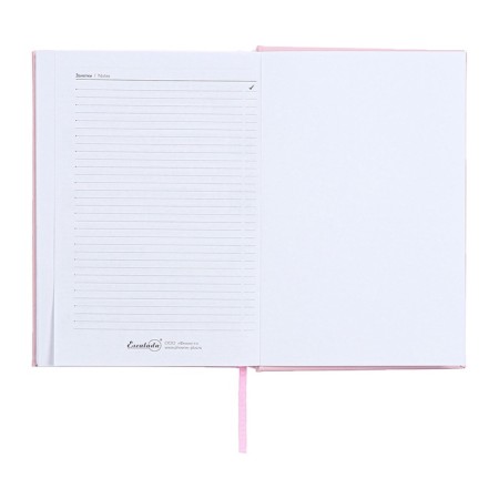 Dated 2025 diary, A5, 176 sheets of Escalada, a solid cover of artificial leather with foam rubber, pancake embossing, liesse, block 70 g/m2, pink-14