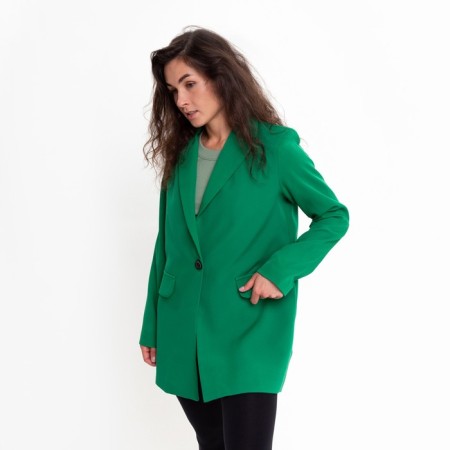 Female jacket, green color, size 44-46-3