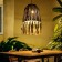 Ceiling Lamp from the palm "Albertus" 1x120W, E27, 30x30x30 cm