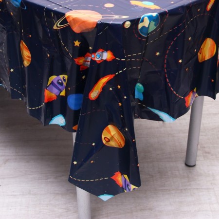 Cosmos tablecloth, 137 × 274-2