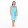 Night shirt female, blue color, size 54