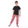 Pants for a boy, brick/dachshund, height 98-104cm
