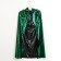 New Year! Carnival set "Green snake": cloak length 80 cm, mask