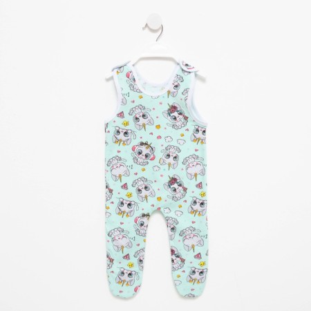 Long baby sliders, mint color, height 74 cm