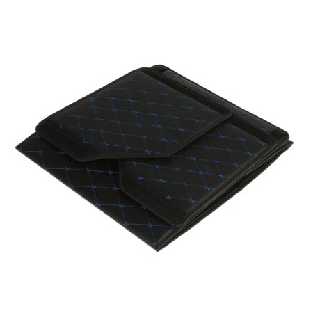 Organizer COFR in the trunk, 39 x 30 x 31 cm, eco-leather, black-blue-6