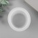 Mold silicone for a candle "Cylinder. Small strips" 6.5x6.5x8.7 cm