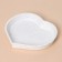 Baking uniform Konfinetta "Heart", silicone, 25 × 23 × 3.5 cm (internal dimensions 23 × 21 × 3.5 cm), white color