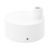Adapter for the hidden installation of a Domoterm, white