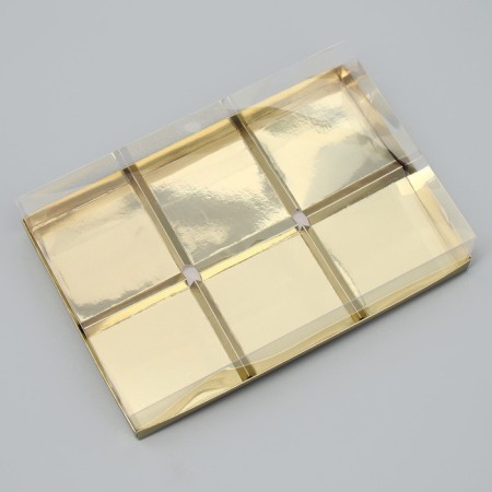 Confectionery box for mousse cakes "Shampan", 27 x 17.8 x 6.5 cm-1