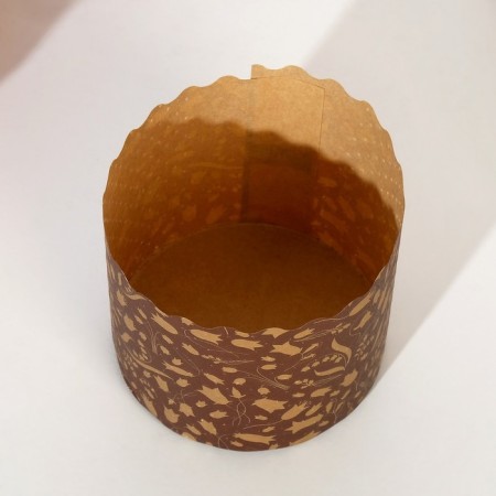 Paper form for cupcake, muffins and kulich "bell" 70x60mm (packing 2000 pcs)-1