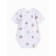 Body baby with short sleeve "Dream", Milk/Blue color, Height 80