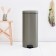 Brabantia Newcon bucket, plastic inner bucket, with pedal, platinum color, 30 liters