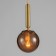Bayerlux lamp "Javier" E14 40W gold-amber 15x15x35-185 cm