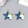 Decor for creativity Metal, enamel "Unicorn with a star" 3.2x3.3 cm