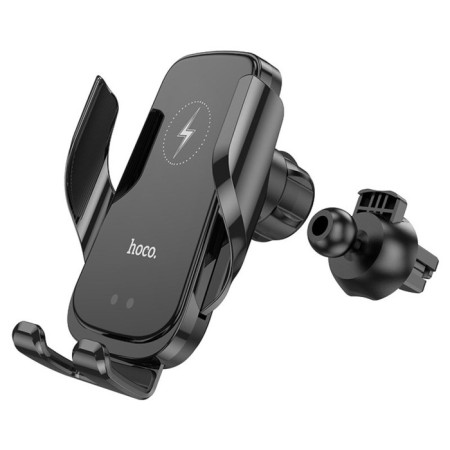 Hoco CA202 car holder, wireless charging, for 4.5-7.0 ", 2 A, 90 mAh, 15 watts, black-2