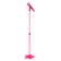 Musical guitar, sound, light, pink color