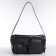 Female bag with pockets of leatherette, graphite color