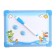 Magnetic drawing board with a marker-stitch and 2 magnets, MIX color