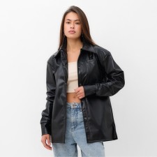 Women's shirt from eco -leather Mist, p. 40, black