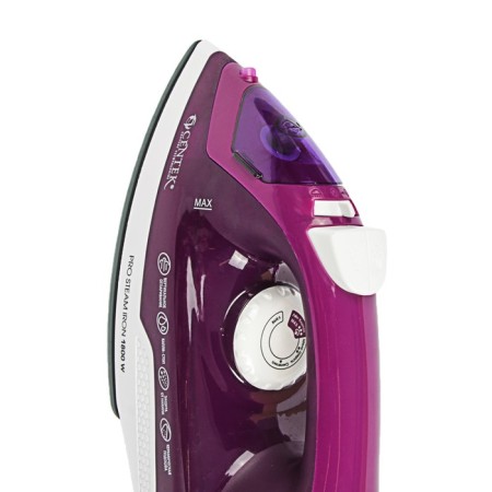 Iron CENTEK CT-2348, 1300-1800 watts, ceramic soles, 200 ml, purple-3