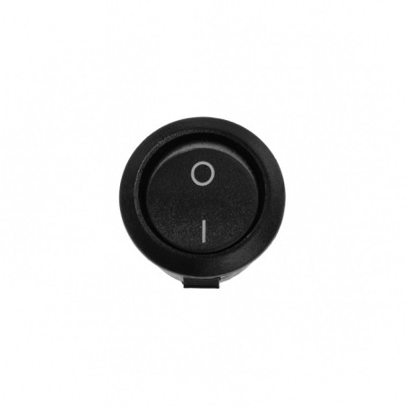Button - switch, without backlight, black, 6- 10 A, t25-1