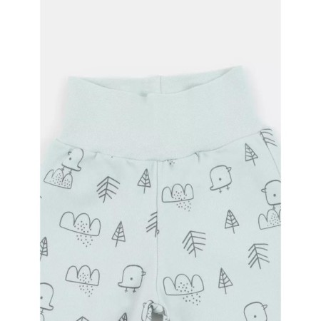 A set of children's pants MOWBABY BIRDS, height 68 cm, blue color, 3 pcs-2