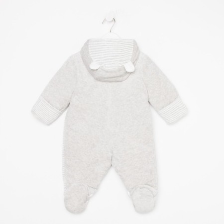 Overalls for a boy, height 68 cm, color gray color-3