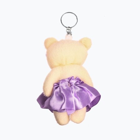 Suspension "Bear in a skirt with a rose", color mix-2