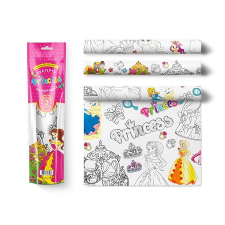 Buttenfilm tablecloth “For young princesses” 110 × 360 cm, white