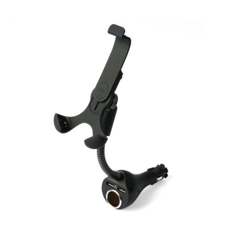 Carline holder in a cigarette lighter with a long rod with a cigarette lighter nest and 2xusb
