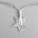 Garland “thread” 3 m with nozzles “stars”, ip20, transparent thread, 20 LED, glow of multi, AAH3