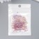 Glass 8/0 "Matte translucent. Melange pink" 10 g