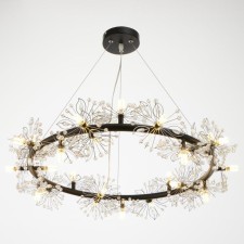 Chandelier 1176/25 G4 20W black 60x60x12 cm Bayerlux