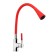 Accoona A9890N-1 kitchen mixer, single-leaf, silicone spout, red/chrome