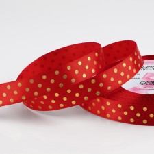 Satin tape with embossing 