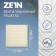Ventilation grate Zein luxury RM1212sk, 125 x 125 mm, with a grid, metal, clone bone