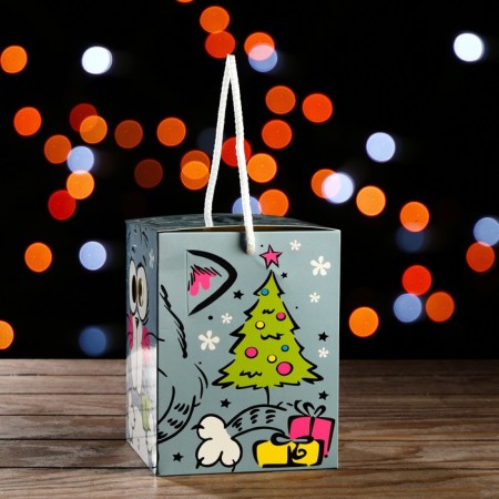 Gift box Cube "Kitten", 12 x 12 x 15.5 cm-3